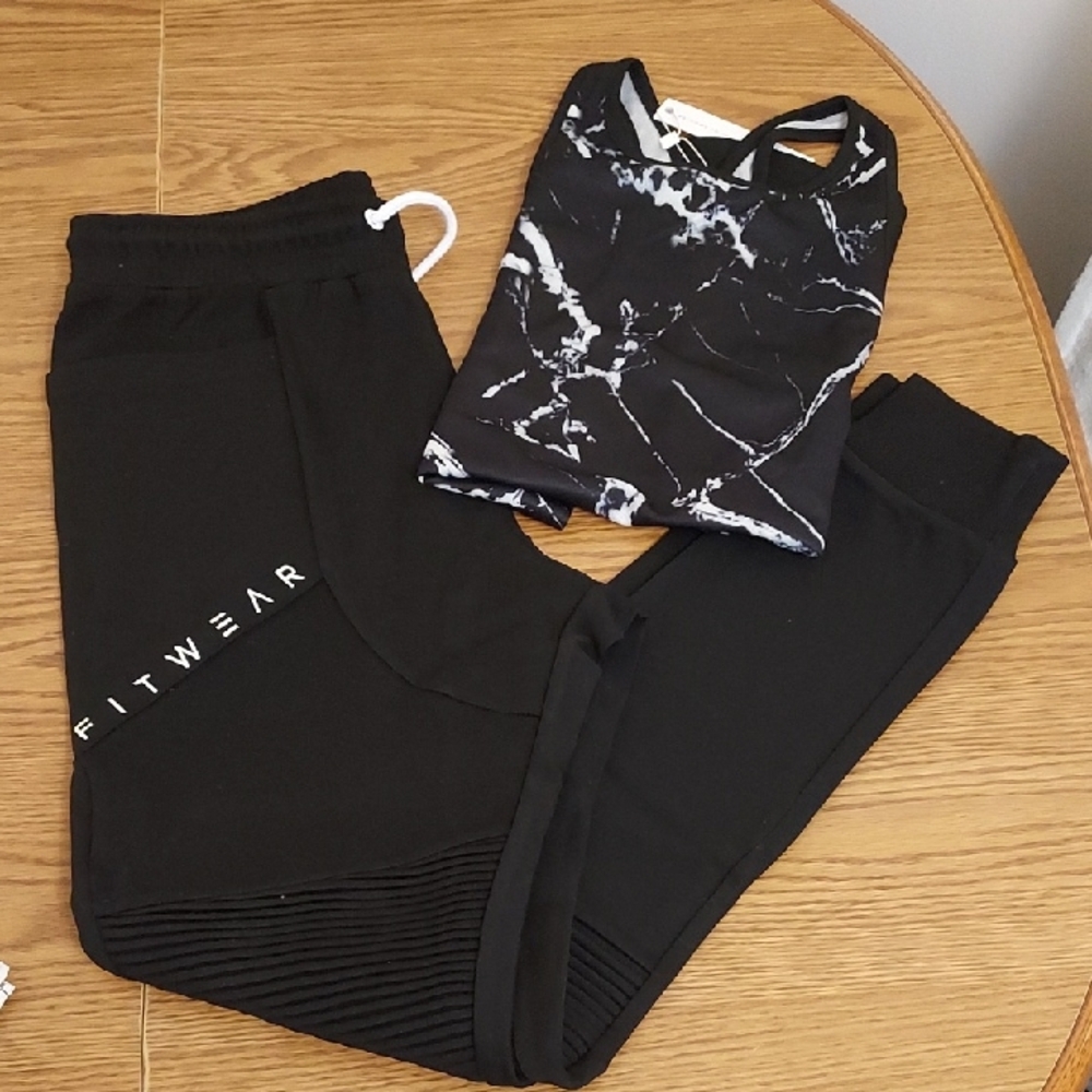 Fitwear Biker Sweatpant, Stella Singlet